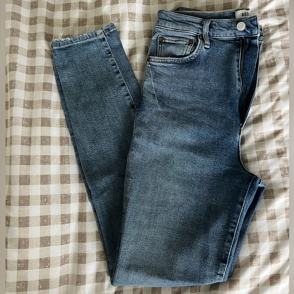 AGOLDE Blue Denim Jeans